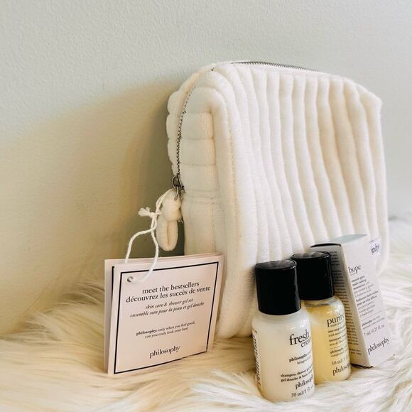 Philosophy Fresh Cream, Hope in a Jar, Purity Made Simple and White Make-Up Bag! - Picture 3 of 4